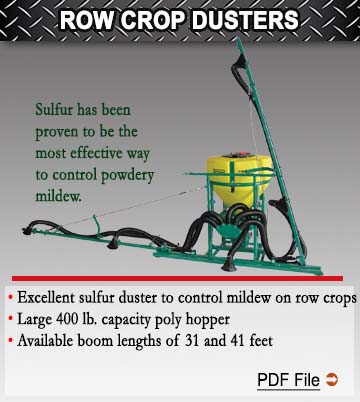 Row Crop Dusters