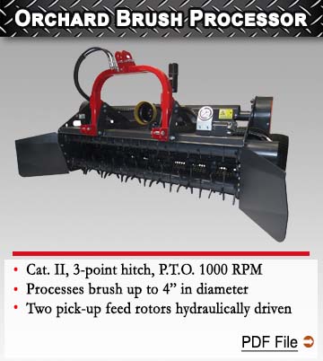 Orchard Brush Processor